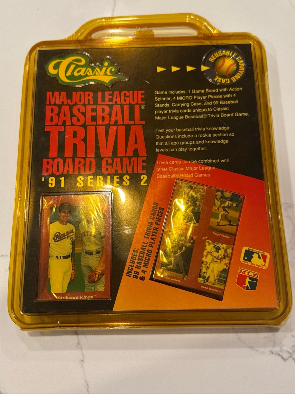 MLB Baseball Trivia Board Game '91 Series 2 #baseball #trivia